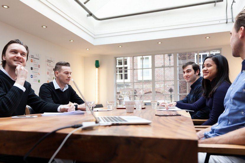 DTT vergadering in big meeting room 2