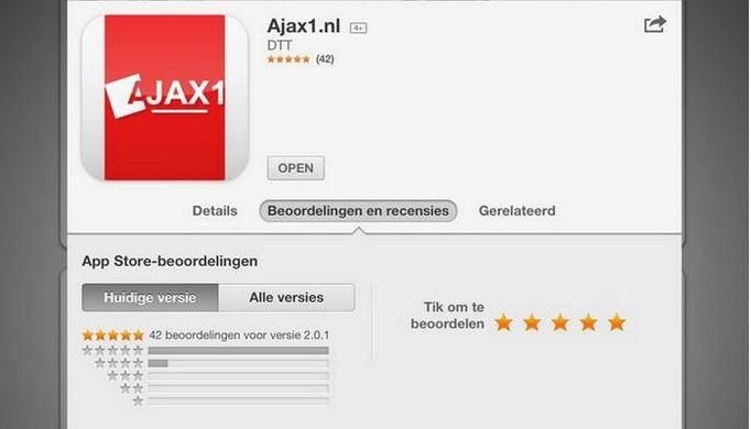 ajax in appstore